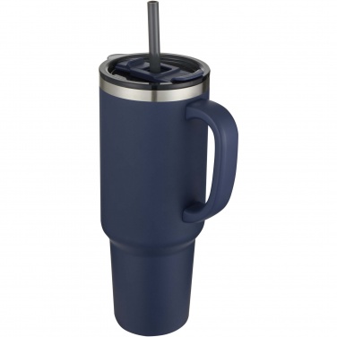 Logo trade promotional giveaways image of: Sydney 1200 ml copper vacuum insulated tumbler with straw