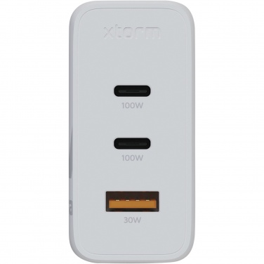 Logo trade promotional items image of: Xtorm XEC100 GaN² Ultra 100W wall charger