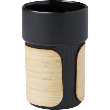 Logotrade promotional item picture of: Tumbler Fika 340 ml with bamboo sleeve