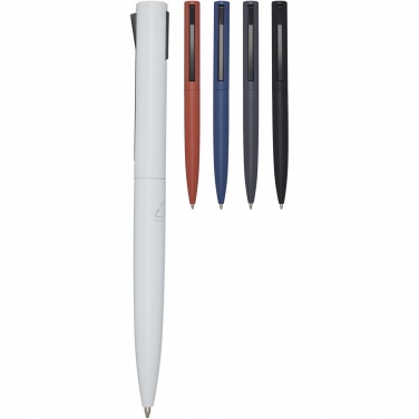 Logo trade advertising products image of: Juana recycled aluminium ballpoint pen