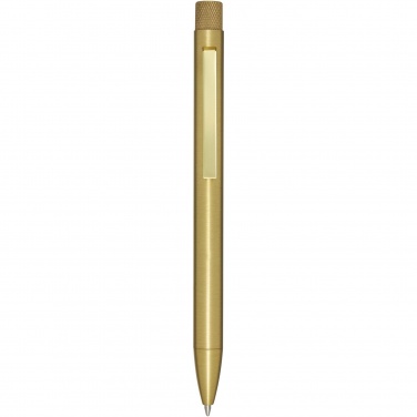 Logotrade promotional product picture of: Beatriz recycled brass ballpoint pen