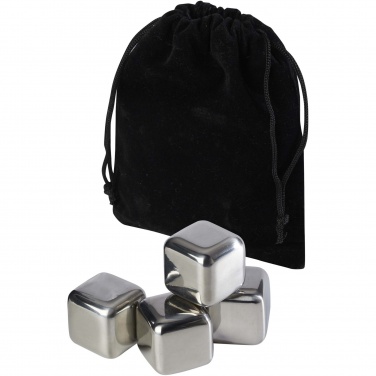 Logo trade promotional items picture of: Froz stainless steel ice cubes set