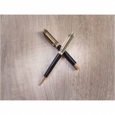 Logo trade business gifts image of: Legato ballpoint and rollerball pen set