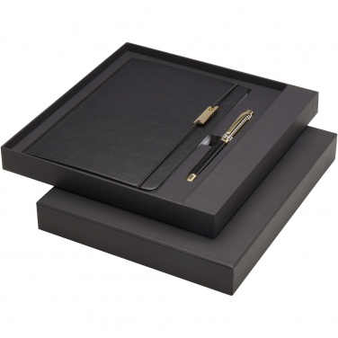 Logotrade promotional giveaways photo of: Legato A5 notebook and rollerball pen set 