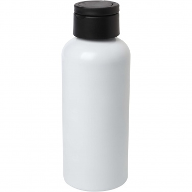 Logo trade corporate gifts picture of: Trinity 600 ml RCS certified recycled aluminium water bottle with RPET lid