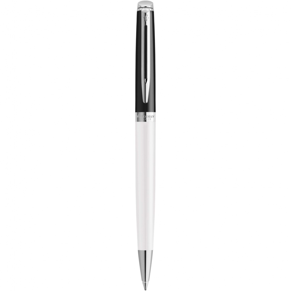 Logotrade promotional merchandise image of: Hemisphere colour blocking ballpoint pen with palladium trim