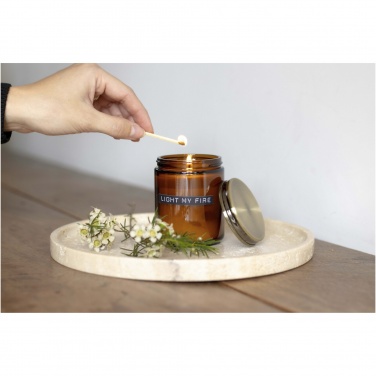 Logotrade promotional merchandise picture of: Wellmark cedar wood scented candle medium