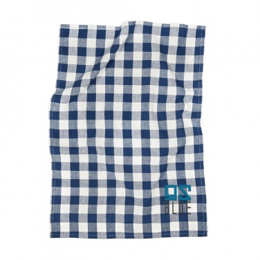 Logotrade promotional giveaway image of: VINGA Clare linen blend kitchen towel