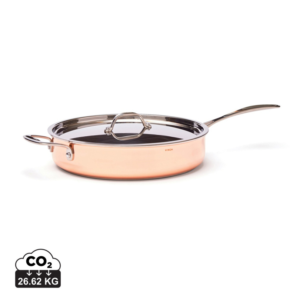 Logo trade business gift photo of: VINGA Baron copper sauté pan