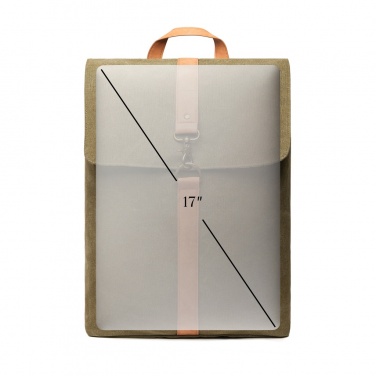 Logo trade promotional products picture of: VINGA Bosler backpack GRS recycled canvas