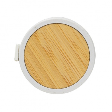 Logo trade promotional giveaways image of: RCS recycled plastic & bamboo tailor tape