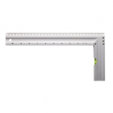 Logo trade promotional products image of: Ruler with level