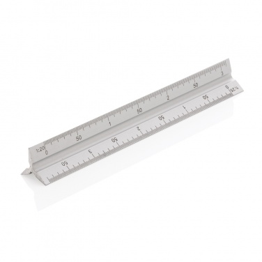 Logotrade advertising products photo of: 15cm. Aluminum triangular ruler