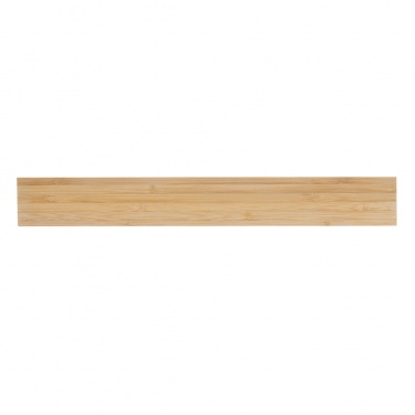 Logo trade promotional gift photo of: Timberson extra thick 30cm double sided bamboo ruler