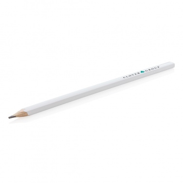 Logo trade promotional item photo of: 25cm wooden carpenter pencil