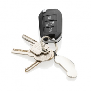 Logotrade promotional product picture of: RCS recycled zinc alloy car keyring