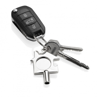 Logo trade promotional giveaway photo of: RCS recycled zinc alloy 3 in 1 keychain