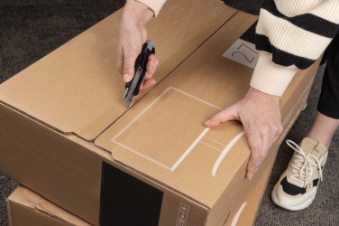 Logotrade promotional giveaway image of: Refillable RCS recycled plastic professional knife