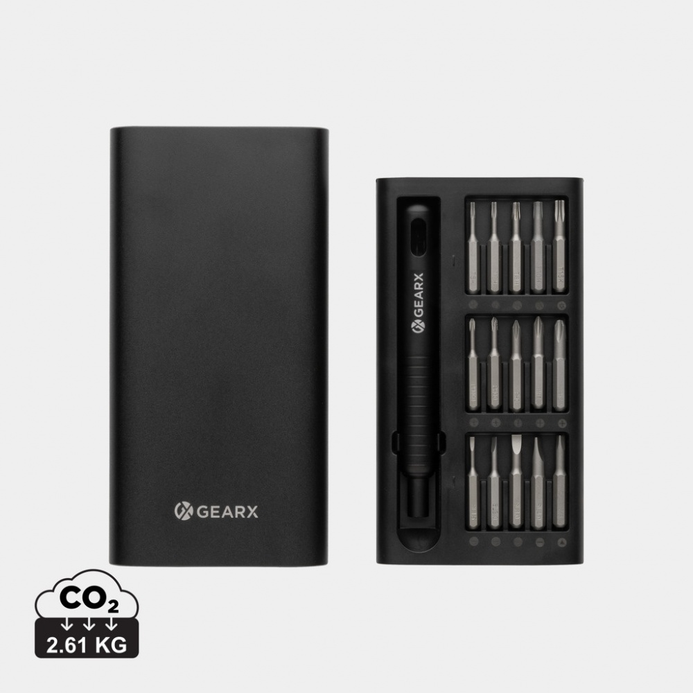 Logo trade corporate gifts image of: Gear X 31 in 1 precision screwdriver set