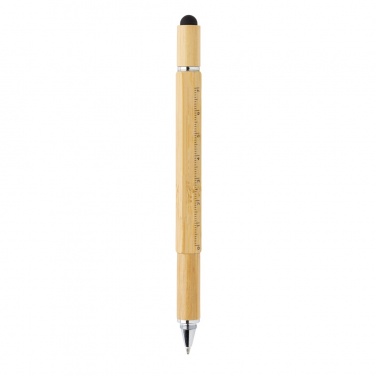 Logo trade corporate gift photo of: Bamboo 5-in-1 toolpen