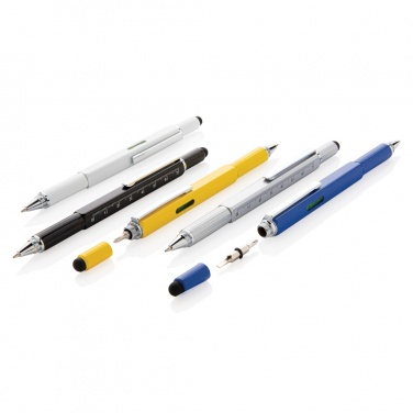 Logotrade promotional product picture of: 5-in-1 aluminium toolpen