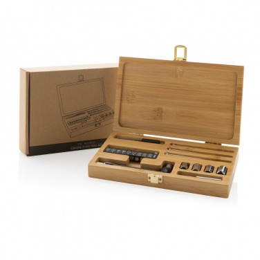 Logotrade corporate gift picture of: Carvine 21 pcs bamboo tool set