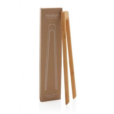 Logotrade business gifts photo of: Ukiyo bamboo serving tongs