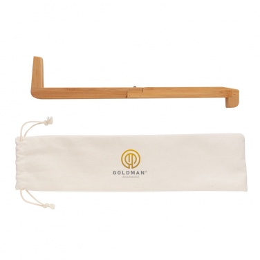 Logotrade advertising product image of: Bamboo portable laptop stand