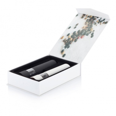 Logo trade promotional products picture of: Electric pepper and salt mill set