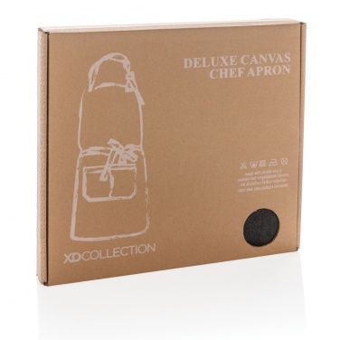 Logotrade promotional item picture of: Deluxe canvas chef apron