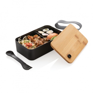 Logo trade promotional gifts image of: RCS RPP lunchbox with bamboo lid