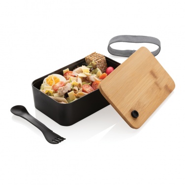 Logo trade business gift photo of: RCS RPP lunchbox with bamboo lid