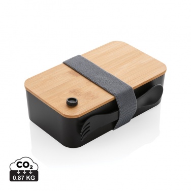 Logo trade advertising products picture of: RCS RPP lunchbox with bamboo lid