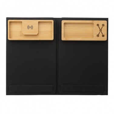 Logo trade promotional gifts image of: Impact AWARE RPET Foldable desk organizer with laptop stand