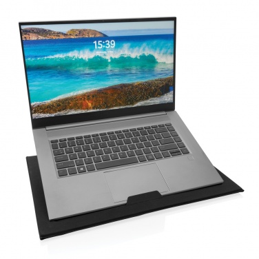 Logotrade business gift image of: Impact AWARE RPET Foldable desk organizer with laptop stand