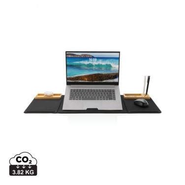 Logo trade promotional giveaway photo of: Impact AWARE RPET Foldable desk organizer with laptop stand