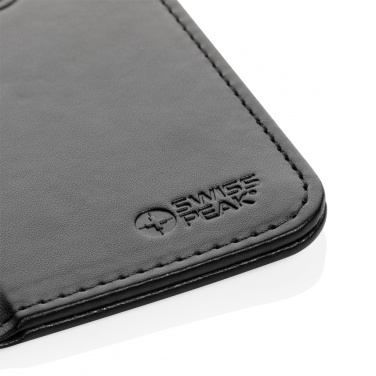 Logotrade promotional gift picture of: Swiss Peak RCS recycled PU 10W wireless charging mousepad