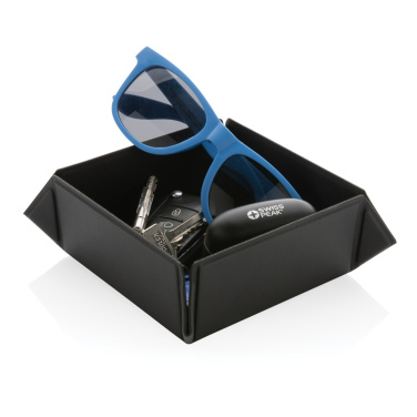 Logo trade promotional gifts image of: Swiss Peak RCS recycled PU foldable magnetic storage tray