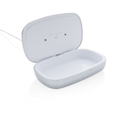 Logotrade promotional gift image of: Rena UV-C steriliser box with 5W wireless charger