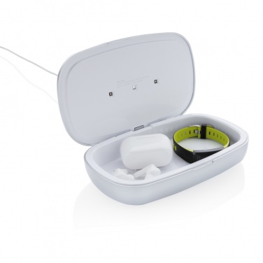 Logo trade promotional gifts image of: Rena UV-C steriliser box with 5W wireless charger