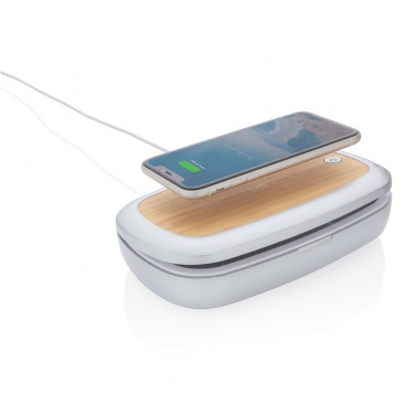 Logotrade business gift image of: Rena UV-C steriliser box with 5W wireless charger