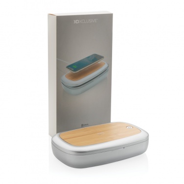 Logo trade advertising product photo of: Rena UV-C steriliser box with 5W wireless charger