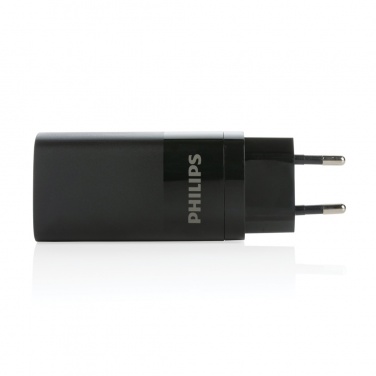 Logo trade business gift photo of: Philips 65W ultra fast PD 3-port USB wall charger