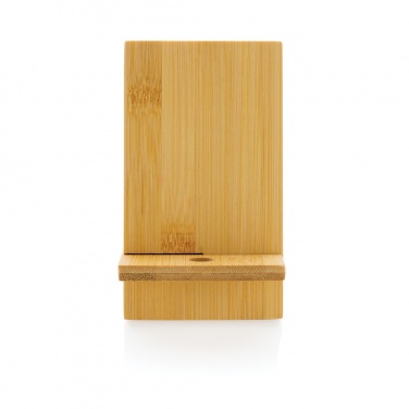 Logo trade promotional product photo of: Bamboo phone stand in kraft box