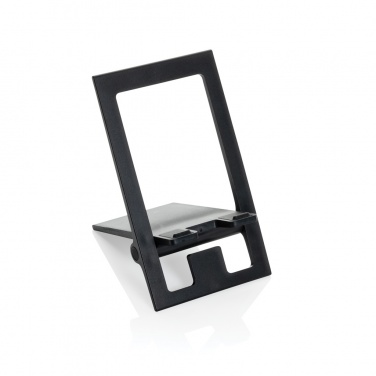 Logo trade corporate gifts image of: SnapStand RCS recycled plastic foldable phone stand
