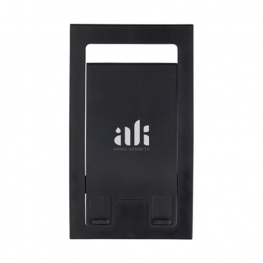 Logo trade corporate gifts image of: SnapStand RCS recycled plastic foldable phone stand