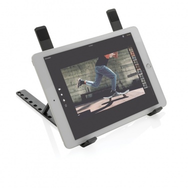 Logotrade corporate gift image of: Terra RCS recycled aluminium universal laptop/tablet stand