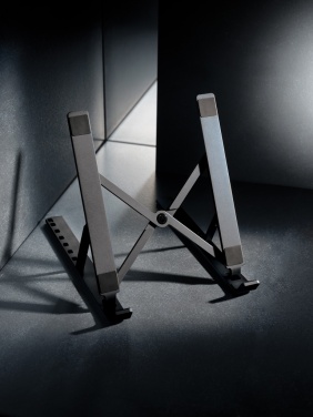 Logo trade promotional gifts picture of: Terra RCS recycled aluminium universal laptop/tablet stand