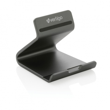 Logo trade promotional items image of: Terra RCS recycled aluminium tablet & phone stand