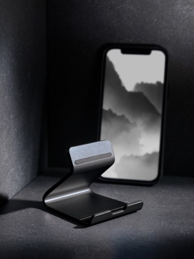 Logo trade corporate gifts image of: Terra RCS recycled aluminium tablet & phone stand